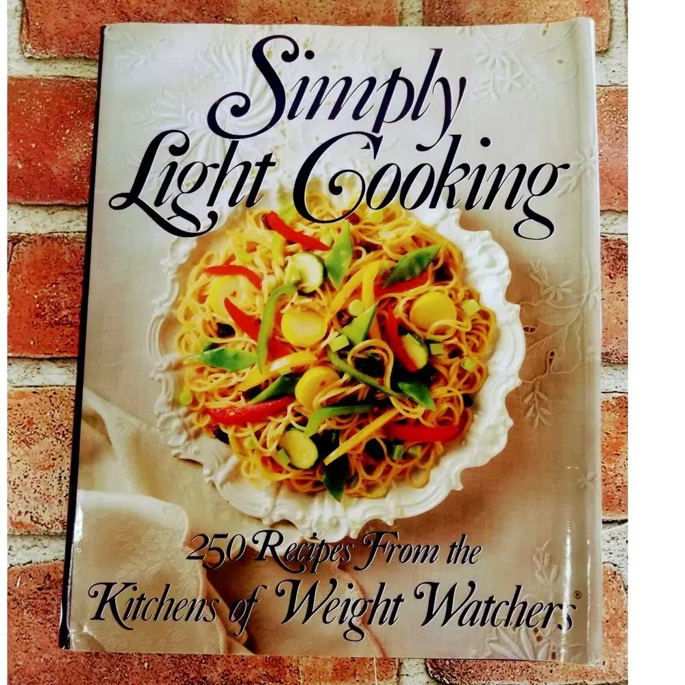 Weight Watchers Simply Light Cooking 250‎ WW Healthy Recipes 1992 HCDJ Cookbook